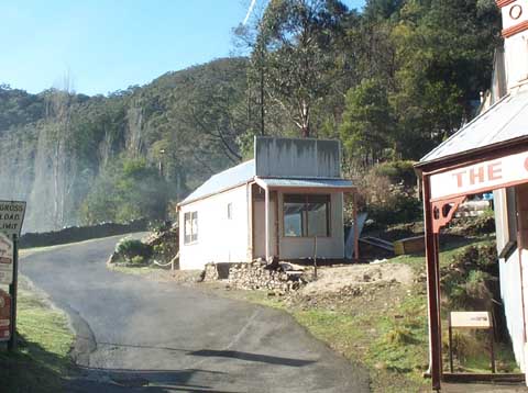 The shop at lock-up stage by early August 2003