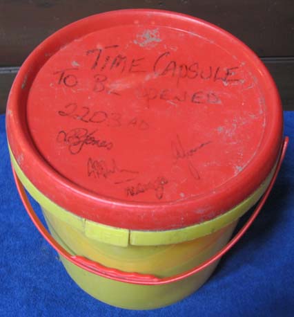 Time capsule recovered from Cowwarr